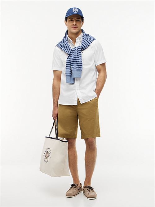 light oxford solid ss bd shirt TOMMY HILFIGER | MW0MW42285YBR